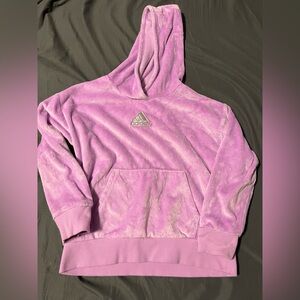 Adidas Lavender Fleece Hoodie
